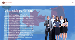 Desktop Screenshot of libertarians.ca